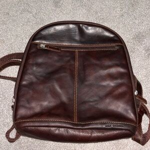 Jack George backpack dark brown